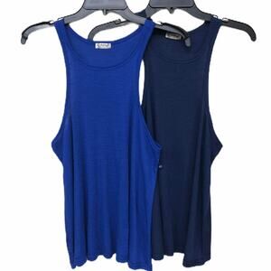 Intimately Free People Navy Royal Blue Tank Top Bundle XS